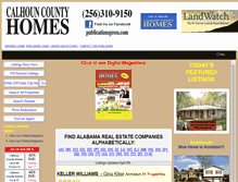 Tablet Screenshot of calhouncohomes.com